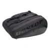 Dunlop CX Performance Thermo Borsa Per Racchetta Da 12 - Nero, Nero Brillante