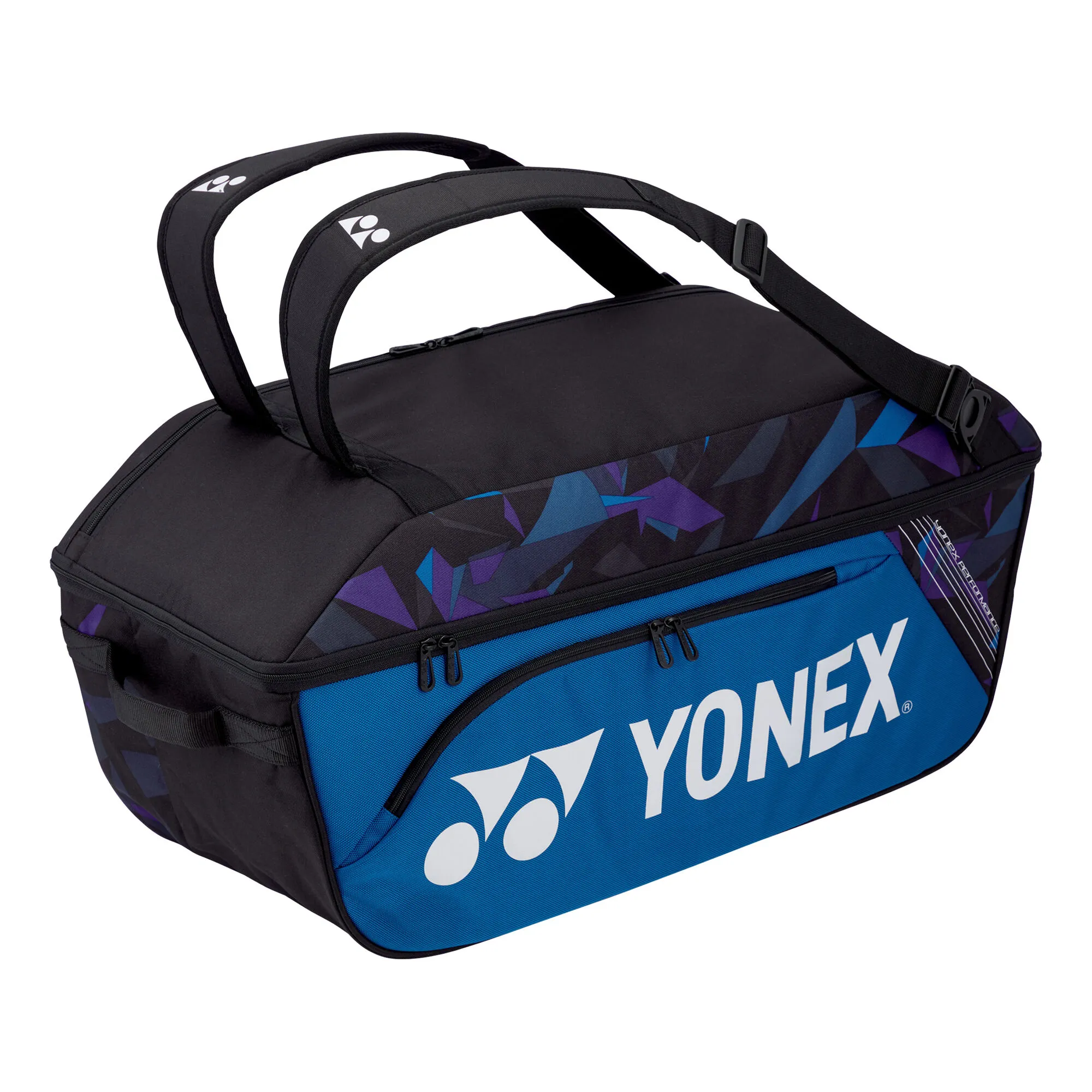 YONEX Pro Wide Open Racquet Bag Borsa Per Racchetta - Blu, Nero 1 YONEX Pro Wide Open Racquet Bag Borsa Per Racchetta - Blu, Nero
