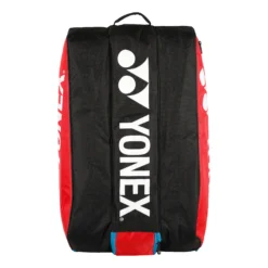 YONEX Club Line Racket Bag Borsa Per Racchetta Da 12 - Rosso, Nero 10 YONEX Club Line Racket Bag Borsa Per Racchetta Da 12 - Rosso, Nero -Negozio di articoli sportivi da tennis 0154500000 0 4
