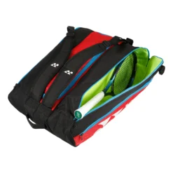 YONEX Club Line Racket Bag Borsa Per Racchetta Da 12 - Rosso, Nero 11 YONEX Club Line Racket Bag Borsa Per Racchetta Da 12 - Rosso, Nero -Negozio di articoli sportivi da tennis 0154500000 10
