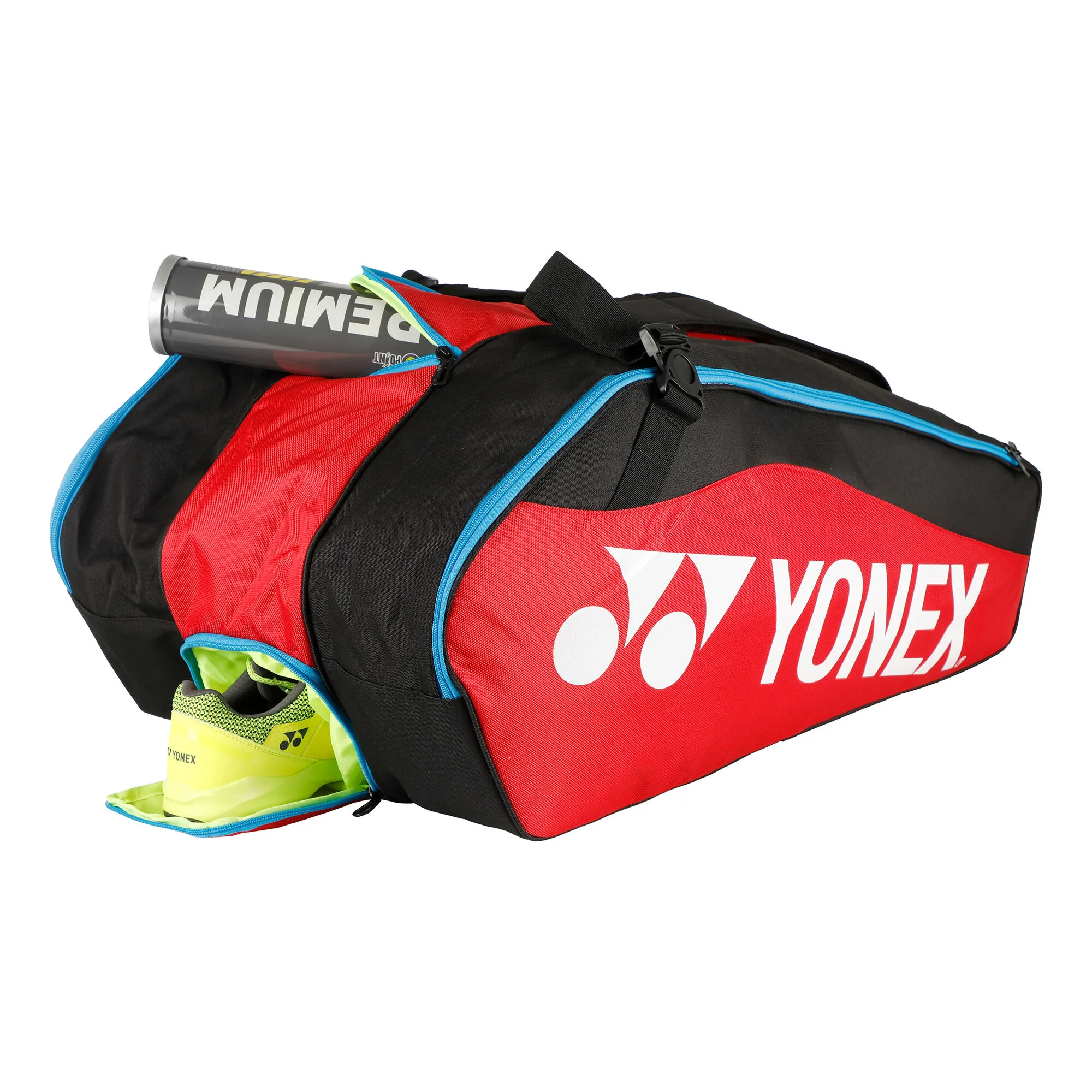 YONEX Club Line Racket Bag Borsa Per Racchetta Da 12 - Rosso, Nero 5 YONEX Club Line Racket Bag Borsa Per Racchetta Da 12 - Rosso, Nero - immagine 5