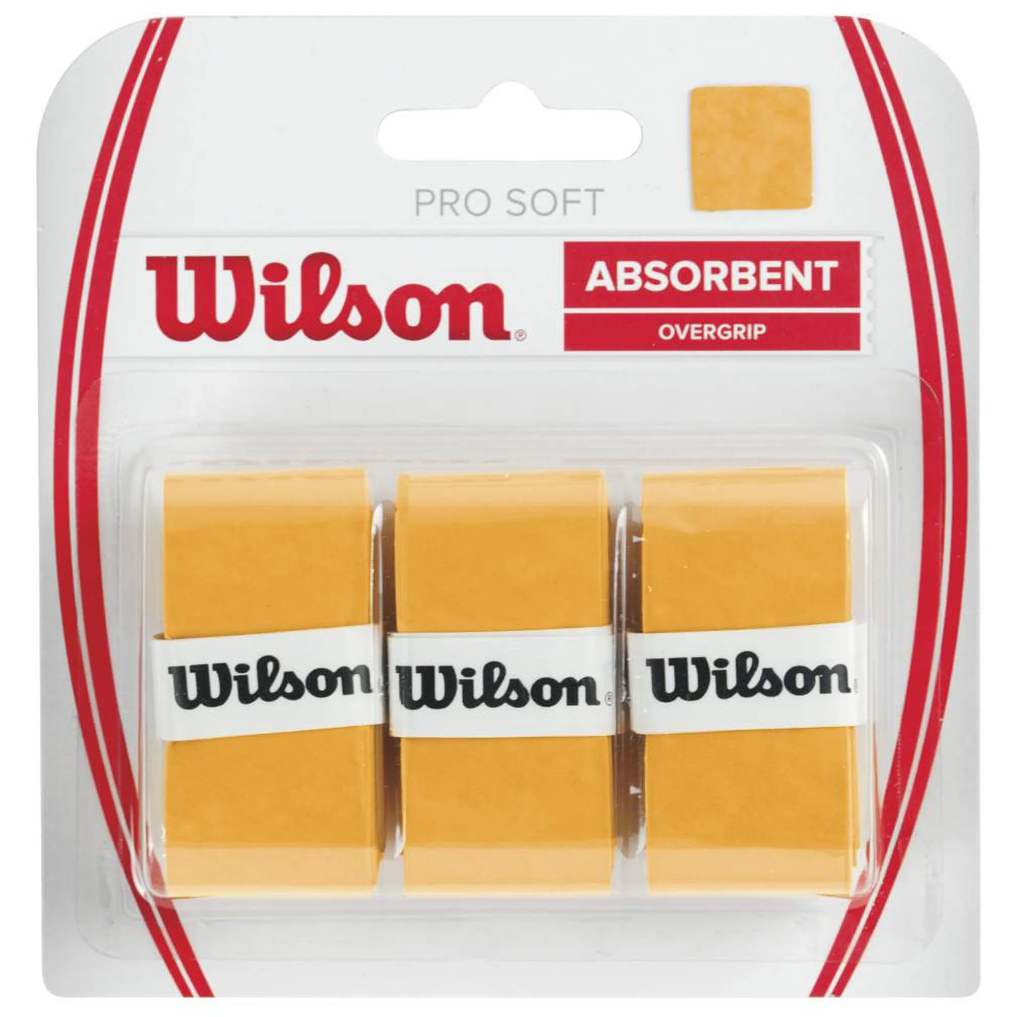 Wilson Soft Overgrip Confezione Da 3 - Oro 1 Wilson Soft Overgrip Confezione Da 3 - Oro