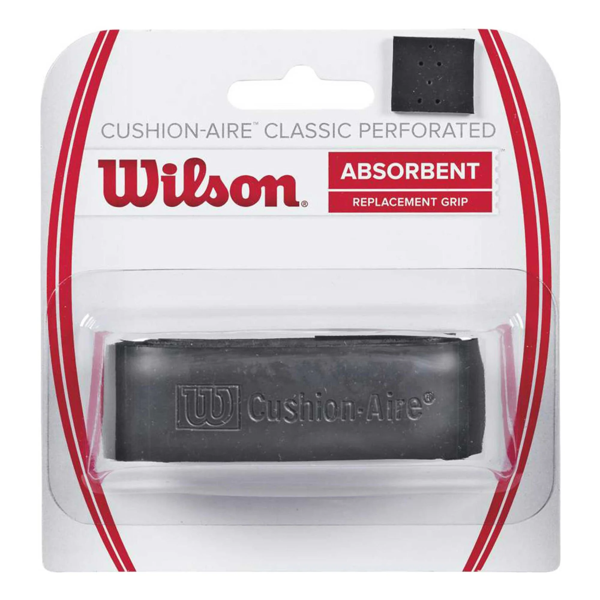 Wilson Cushion-Aire Classic Perforated Confezione Da 1 - Nero 1 Wilson Cushion-Aire Classic Perforated Confezione Da 1 - Nero