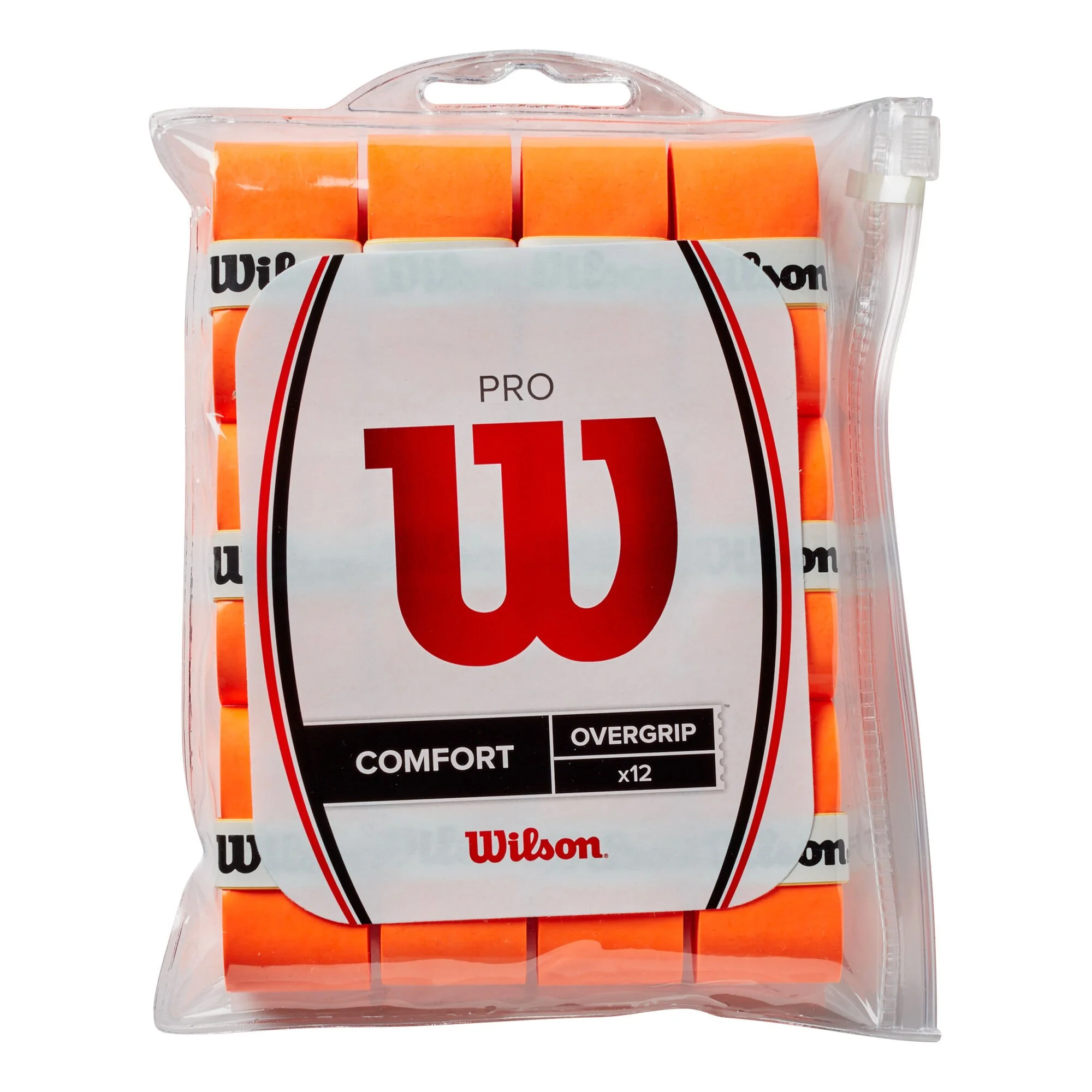 Wilson Burn Pro Overgrip Confezione Da 12 - Arancione 1 Wilson Burn Pro Overgrip Confezione Da 12 - Arancione
