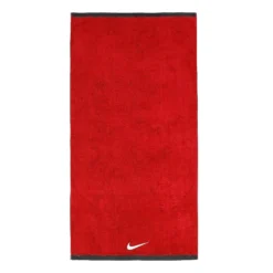 Nike Fundamental Towel Asciugamano 60x120cm - Rosso, Nero