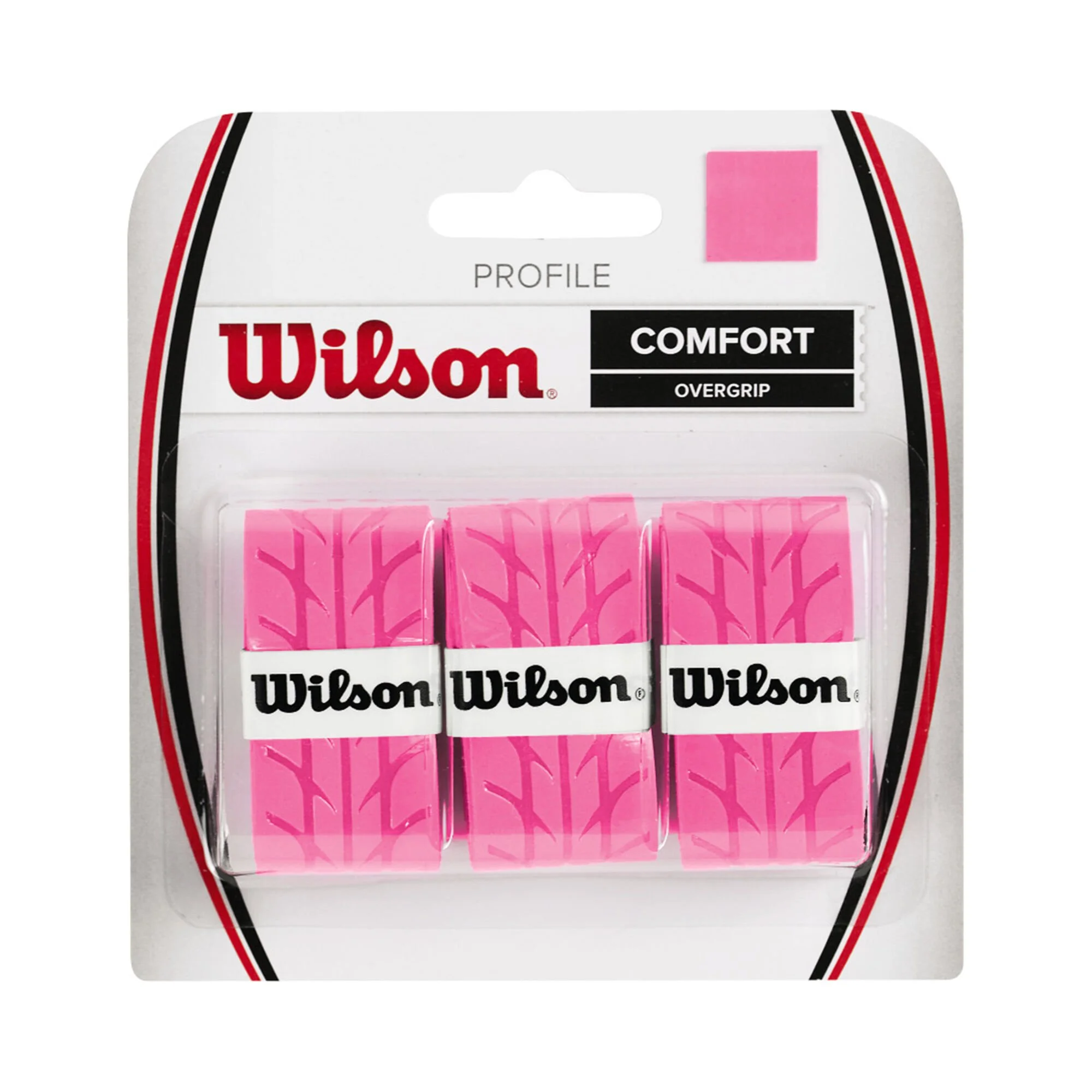 Wilson Profile Overgrip Confezione Da 3 - Rosa 1 Wilson Profile Overgrip Confezione Da 3 - Rosa