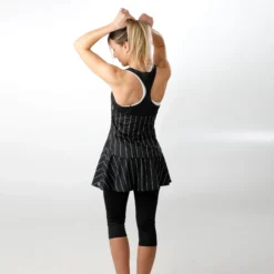 Tennis-Point Stripes Canottiera Edizione Speciale Donna - Nero, Bianco -Negozio di articoli sportivi da tennis 01728000 11