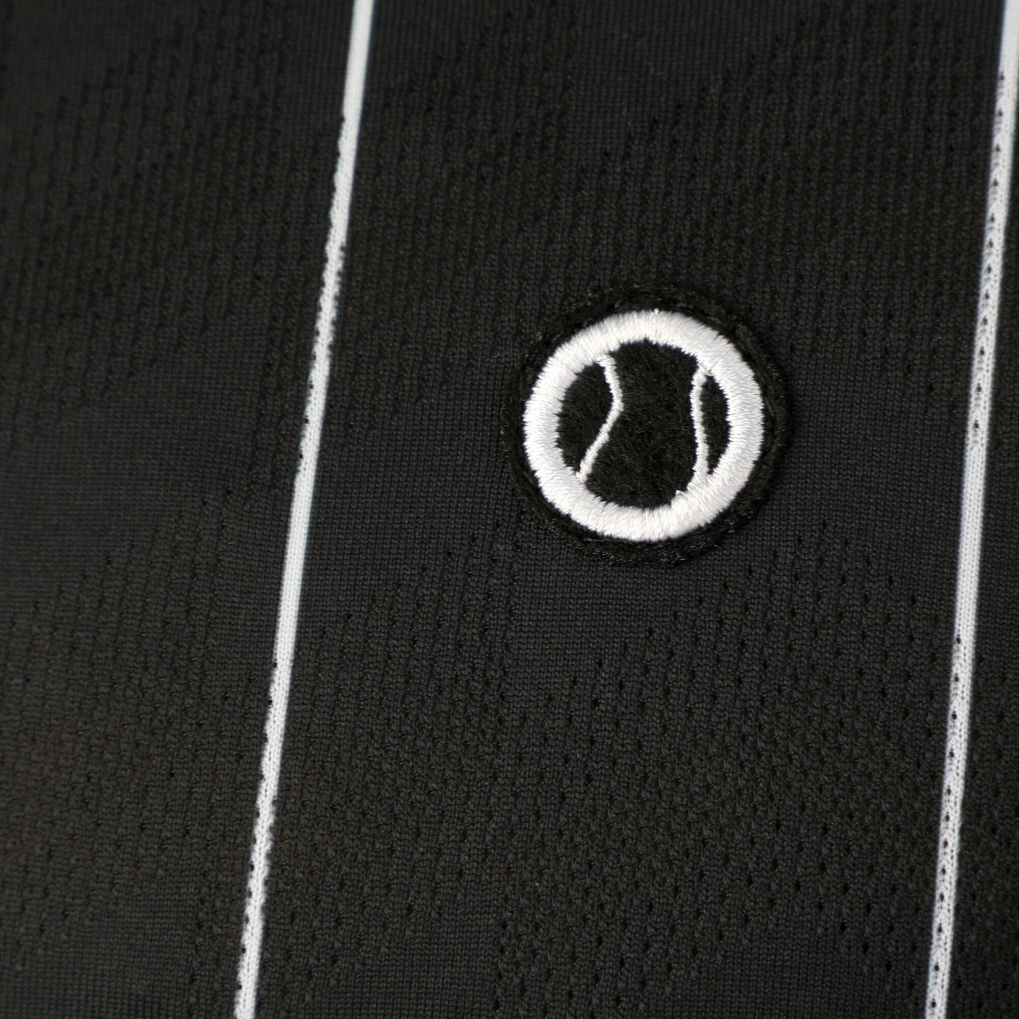 Tennis-Point Stripes Polo Edizione Speciale Uomini - Nero, Bianco 8 Tennis-Point Stripes Polo Edizione Speciale Uomini - Nero, Bianco - immagine 8