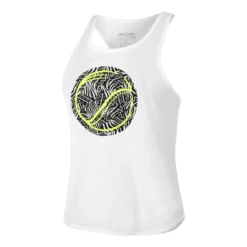 Tennis-Point Camo Dazzle Canottiera Donna - Bianco, Multicolore