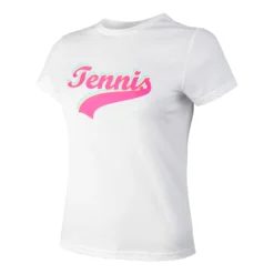 Tennis-Point Tennis Signature Maglietta Donna - Bianco, Multicolore