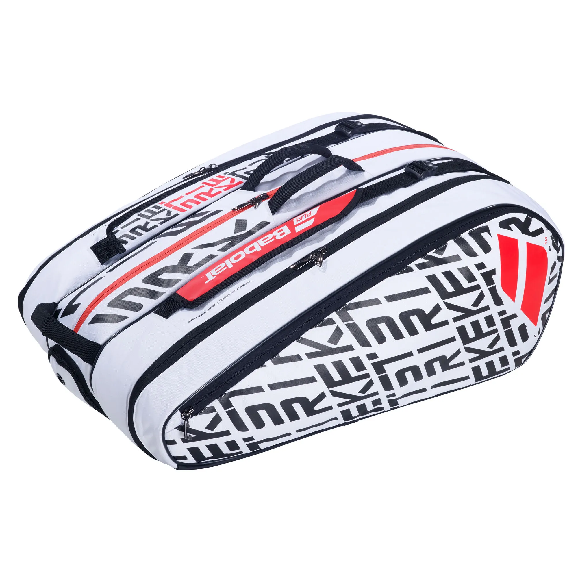 Babolat Pure Strike RH X12 Borsa Per Racchetta - Bianco, Rosso 1 Babolat Pure Strike RH X12 Borsa Per Racchetta - Bianco, Rosso