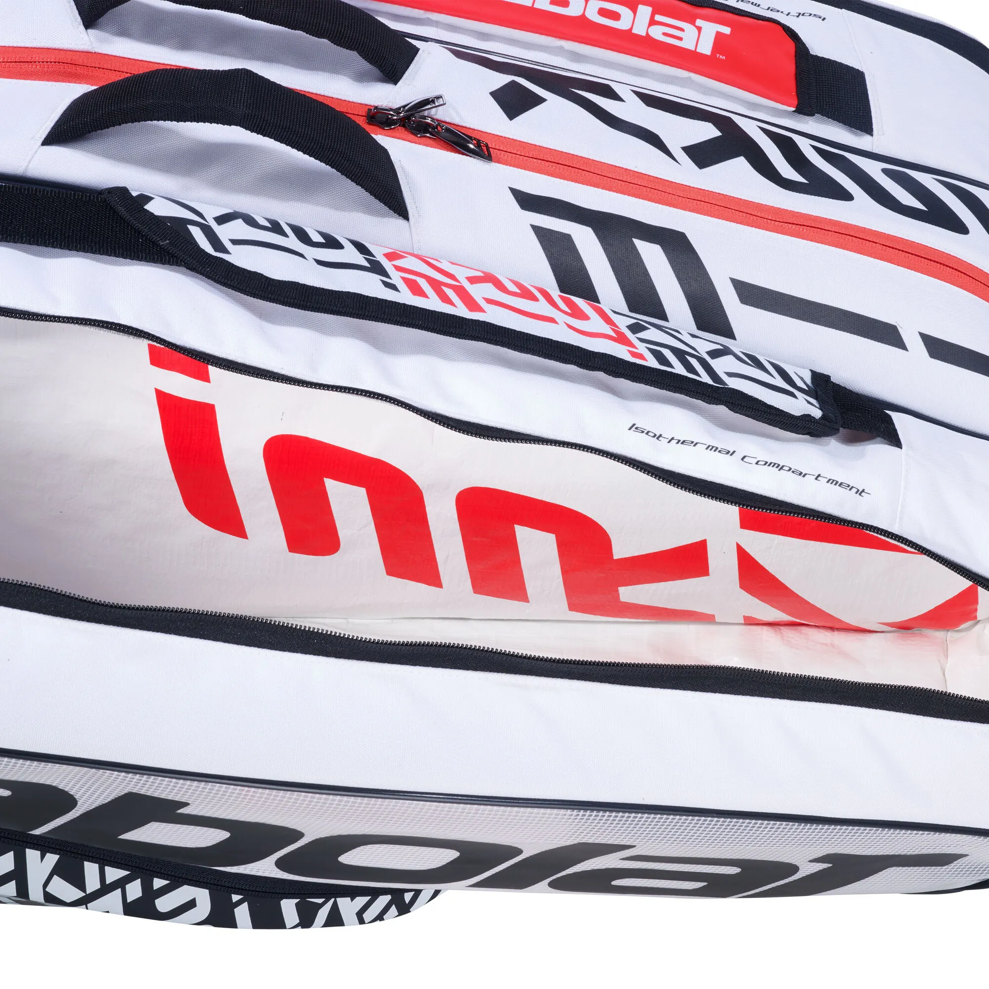 Babolat Pure Strike RH X12 Borsa Per Racchetta - Bianco, Rosso 4 Babolat Pure Strike RH X12 Borsa Per Racchetta - Bianco, Rosso - immagine 4