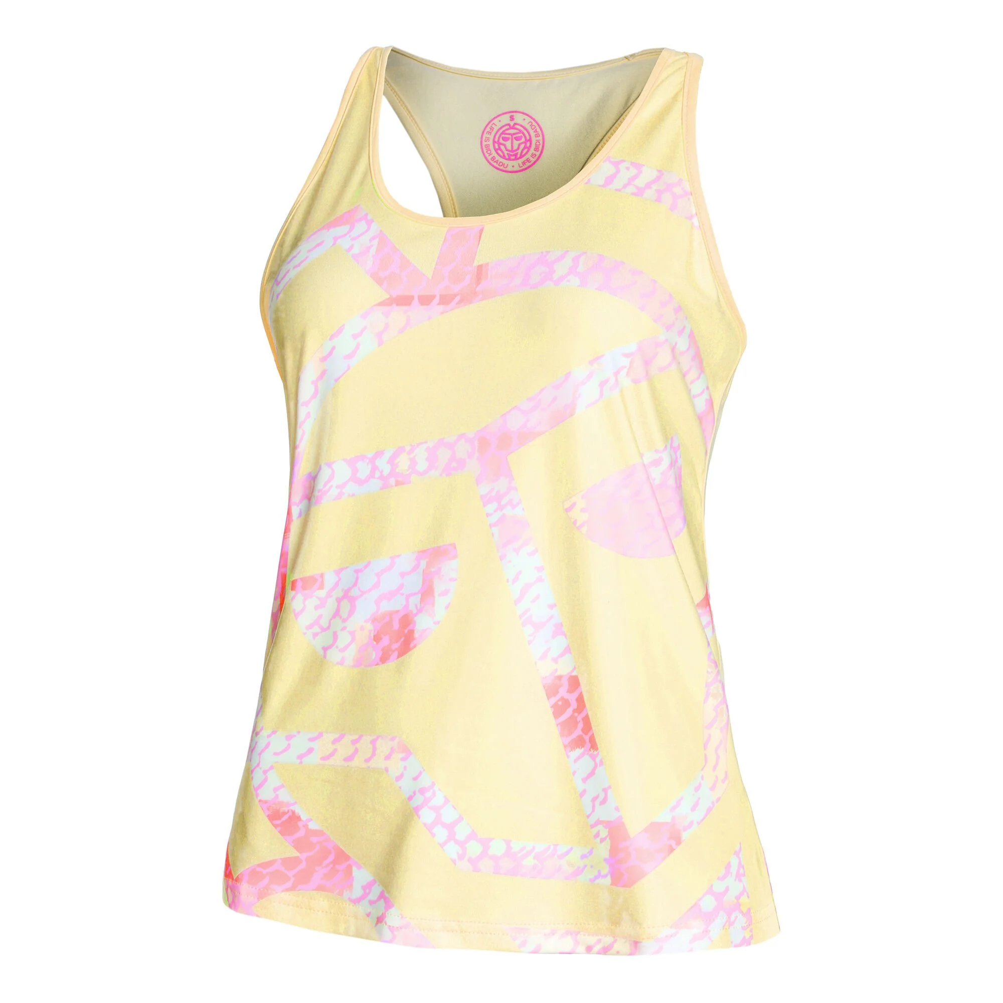 BIDI BADU Tadisa Lifestyle Canottiera Donna - Giallo 1 BIDI BADU Tadisa Lifestyle Canottiera Donna - Giallo