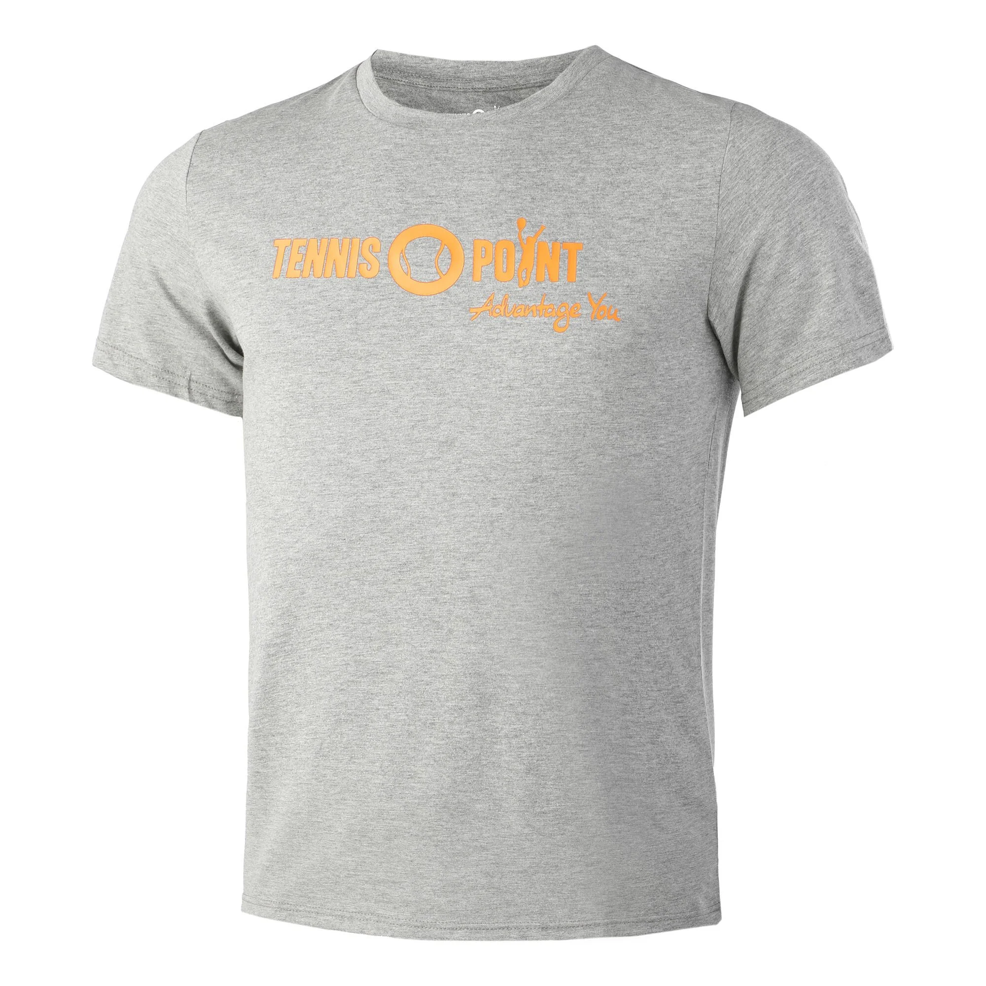 Tennis-Point Logo Maglietta Uomini - Grigio 1 Tennis-Point Logo Maglietta Uomini - Grigio