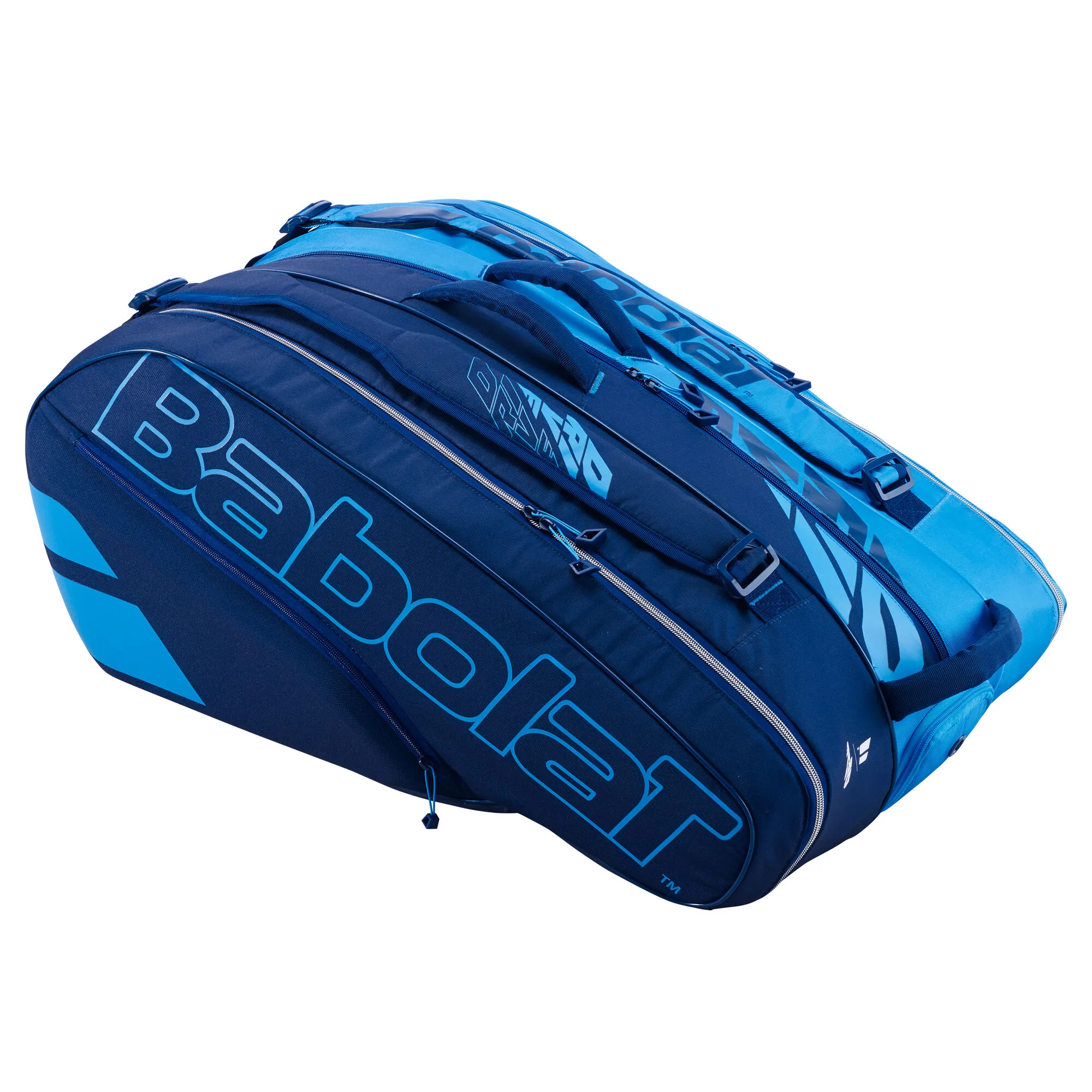 Babolat 12RH X Pure Drive Borsa Per Racchetta - Blu, Nero 2 Babolat 12RH X Pure Drive Borsa Per Racchetta - Blu, Nero - immagine 2