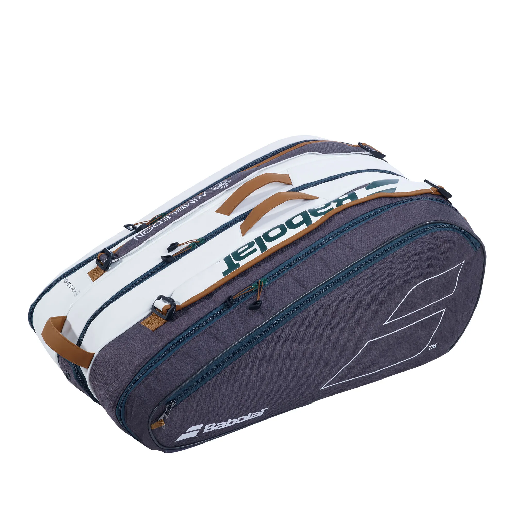 Babolat Pure Wimbledon Borsa Per Racchetta Da 12 - Bianco, Blu 2 Babolat Pure Wimbledon Borsa Per Racchetta Da 12 - Bianco, Blu - immagine 2