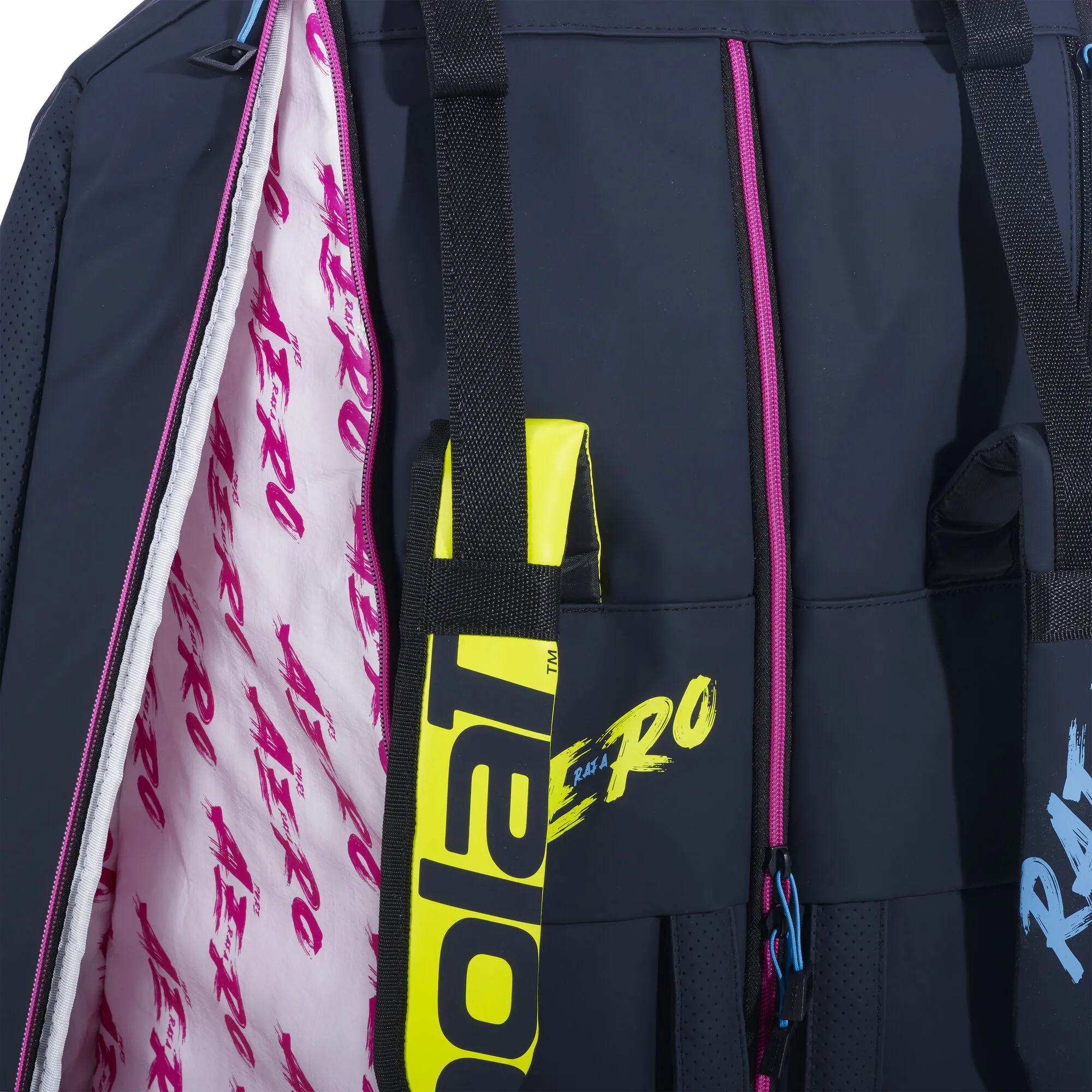 Babolat Rafael Nadal Pure Aero RH12 Borsa Per Racchetta - Nero, Arancione 6 Babolat Rafael Nadal Pure Aero RH12 Borsa Per Racchetta - Nero, Arancione - immagine 6