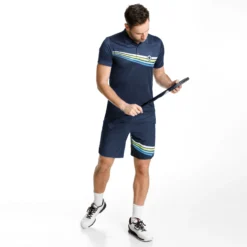 Tennis-Point Pantaloncini Edizione Speciale Uomini - Blu Scuro, Multicolore -Negozio di articoli sportivi da tennis 01853000 0 3