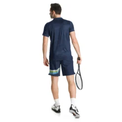 Tennis-Point Pantaloncini Edizione Speciale Uomini - Blu Scuro, Multicolore -Negozio di articoli sportivi da tennis 01853000 0 4