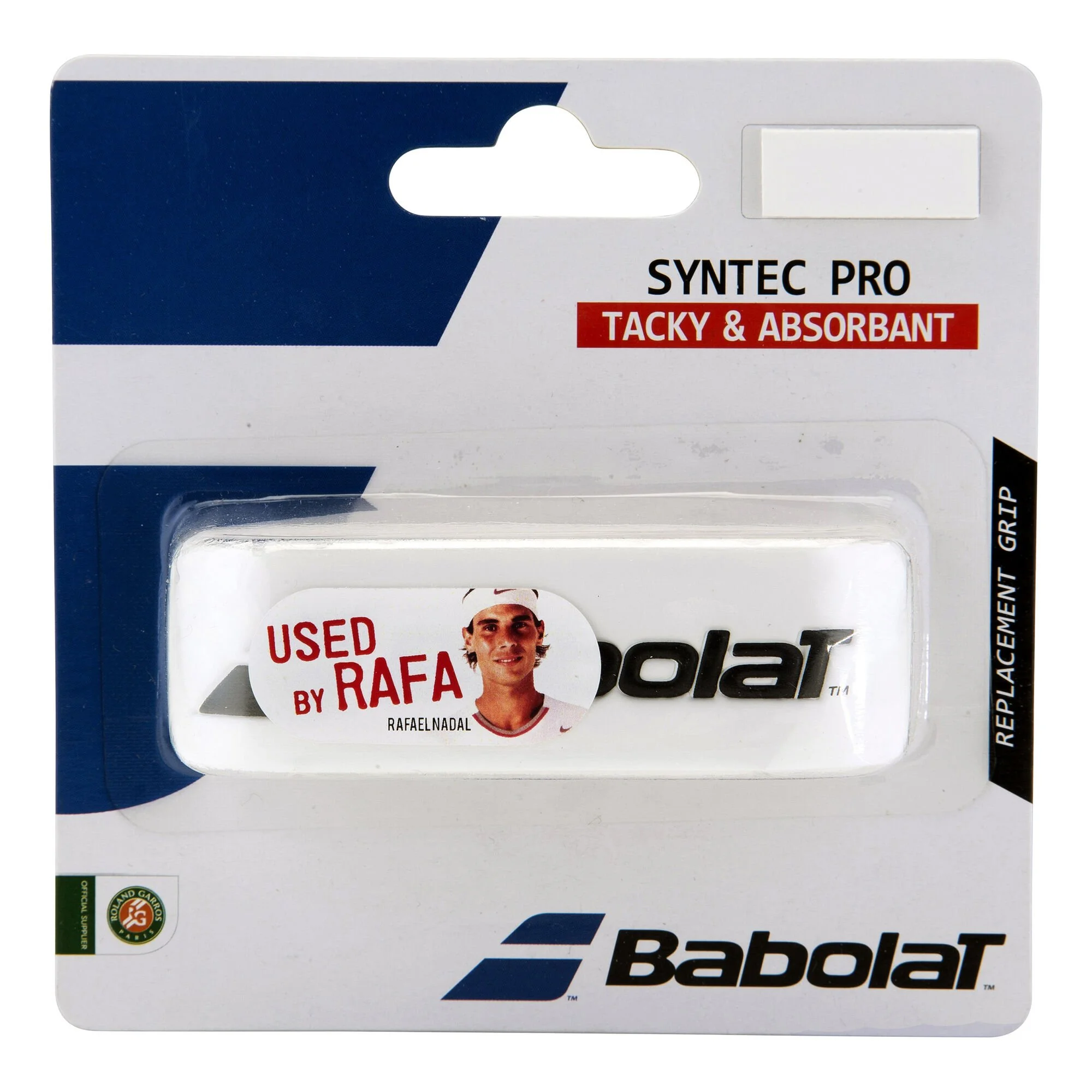 Babolat Syntec Pro Confezione Da 1 - Bianco 1 Babolat Syntec Pro Confezione Da 1 - Bianco