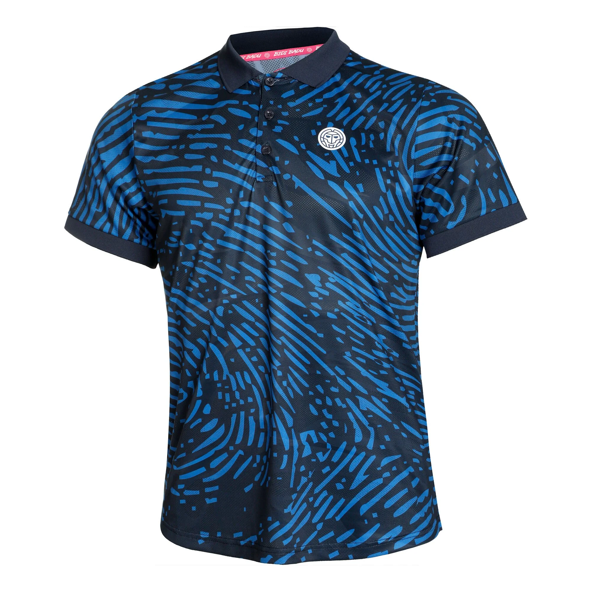 BIDI BADU Fingerprint Polo Uomini - Blu Scuro, Blu 1 BIDI BADU Fingerprint Polo Uomini - Blu Scuro, Blu
