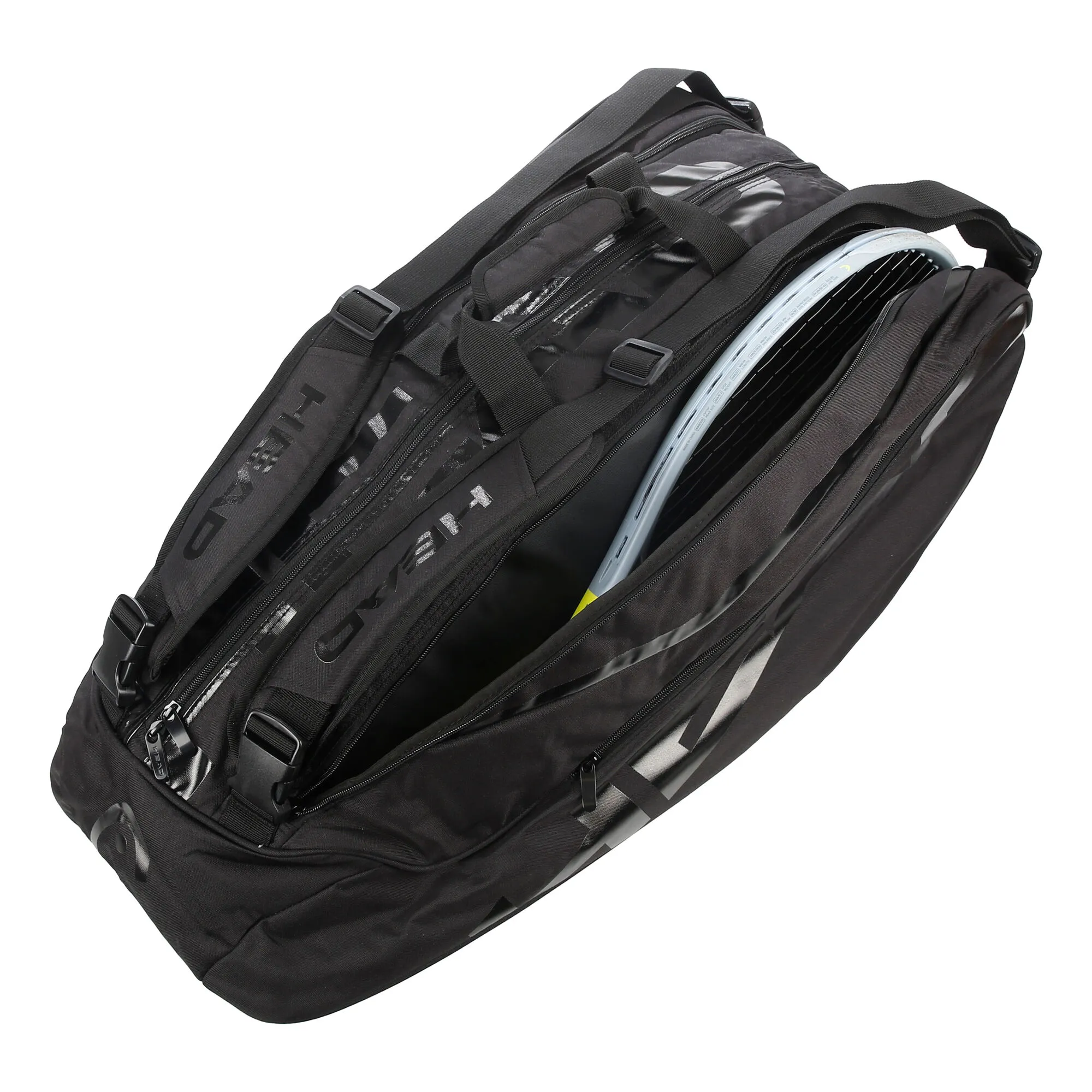 Head Team 12R Monstercombi Borsa Per Racchetta Edizione Speciale - Nero 5 Head Team 12R Monstercombi Borsa Per Racchetta Edizione Speciale - Nero - immagine 5