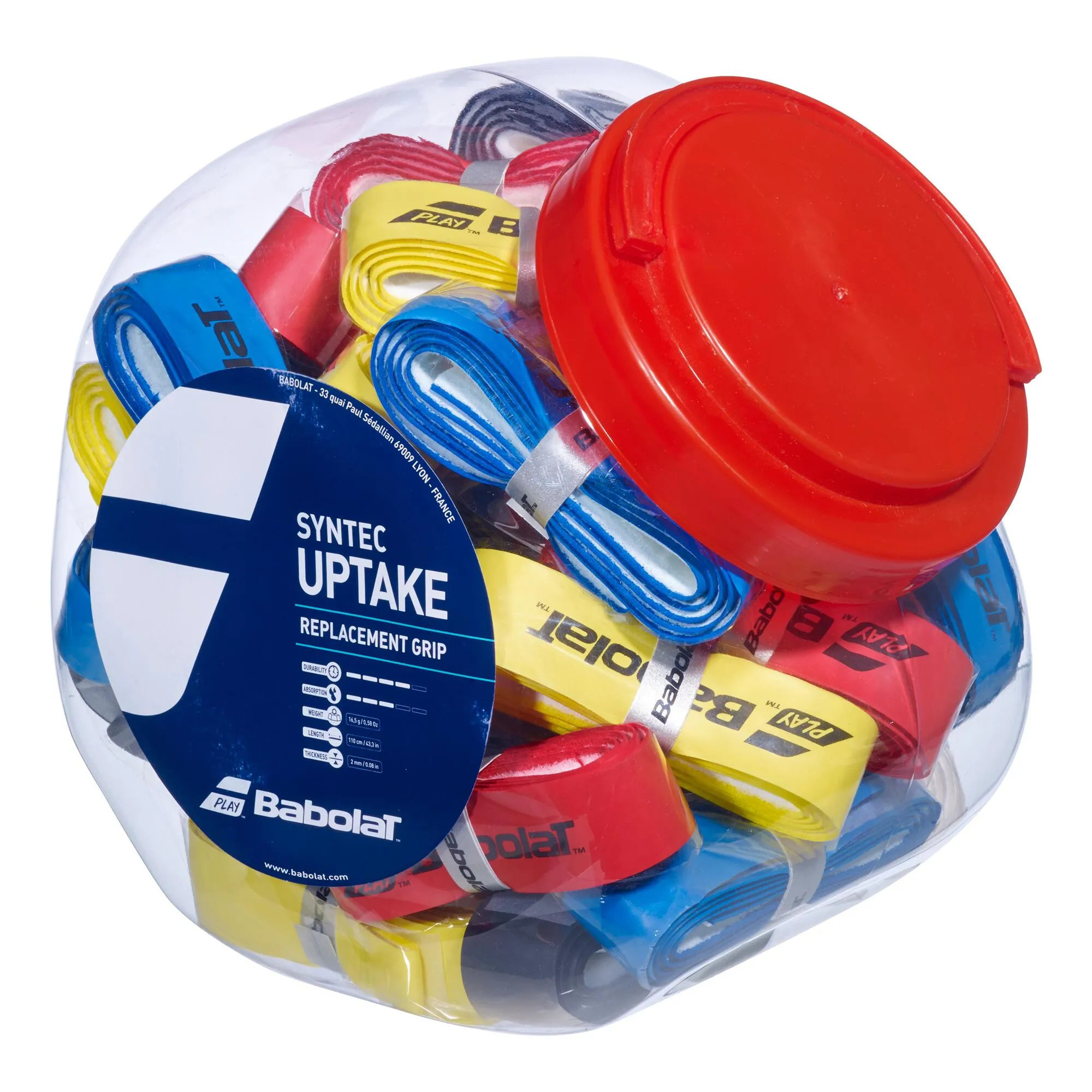 Babolat Syntec Uptake Confezione Da 30 - Multicolore 1 Babolat Syntec Uptake Confezione Da 30 - Multicolore