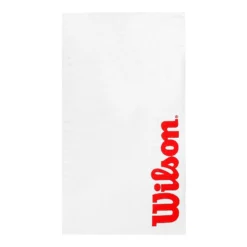 Wilson Sport Asciugamano 60x120cm - Bianco, Rosso