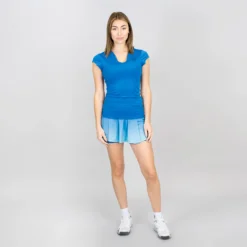 BIDI BADU Colortwist Printed Wavy Gonna Donna - Blu Chiaro, Blu -Negozio di articoli sportivi da tennis 01947000 13