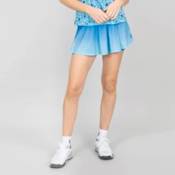 BIDI BADU Colortwist Printed Wavy Gonna Donna - Blu Chiaro, Blu -Negozio di articoli sportivi da tennis 01947000 14