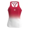BIDI BADU Crew Gradiant Canottiera Donna - Rosso, Bianco