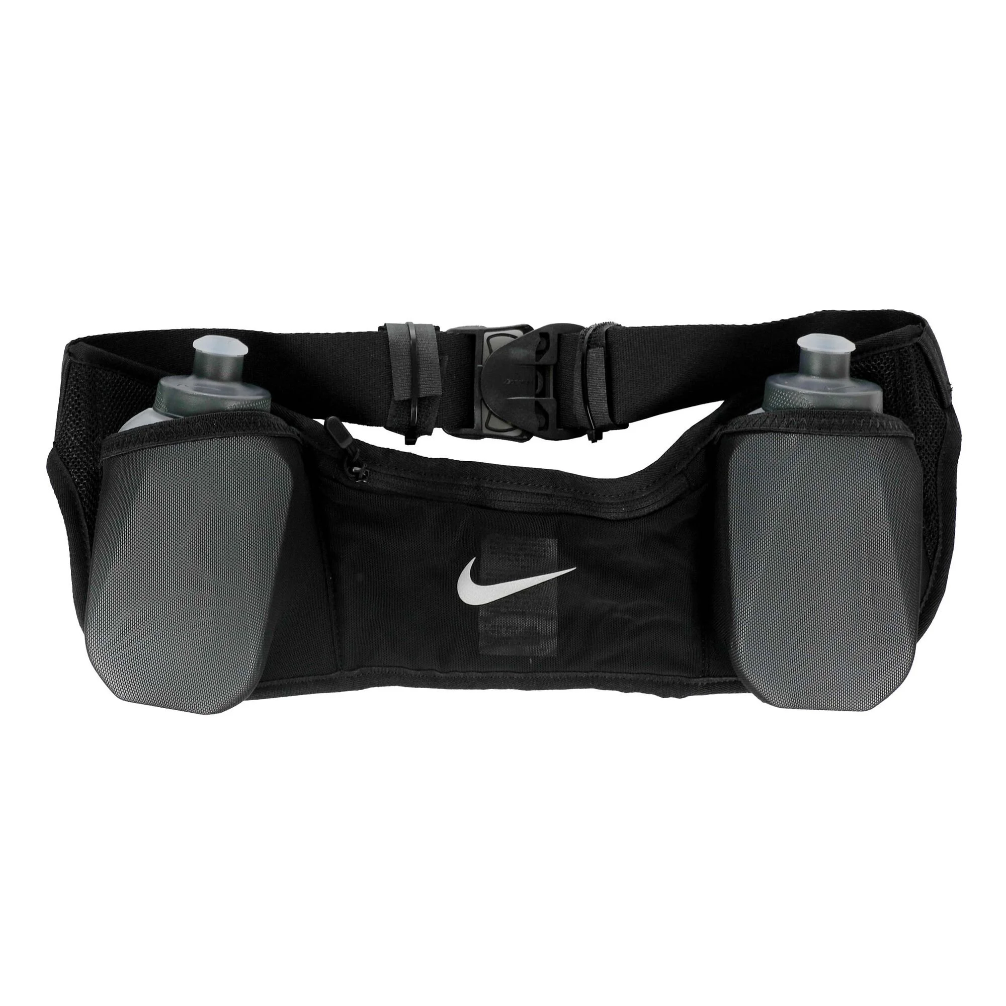 Nike Double Pocket Flask 3.0 600ml/20oz Cintura Porta Bevande - Nero, Argento 1 Nike Double Pocket Flask 3.0 600ml/20oz Cintura Porta Bevande - Nero, Argento
