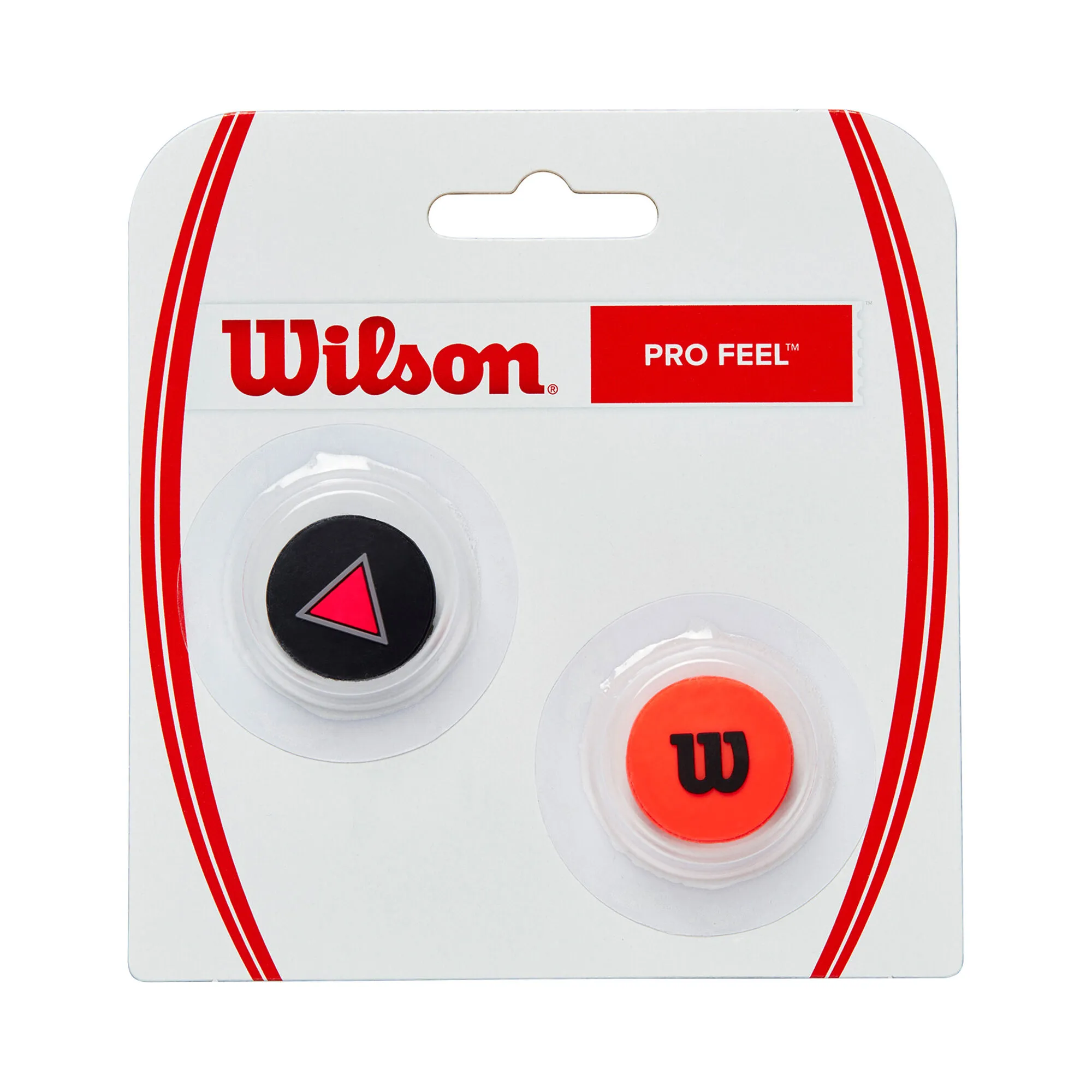 Wilson Pro Feel Clash Antivibrazioni Confezione Da 2 - Nero, Rosso 1 Wilson Pro Feel Clash Antivibrazioni Confezione Da 2 - Nero, Rosso