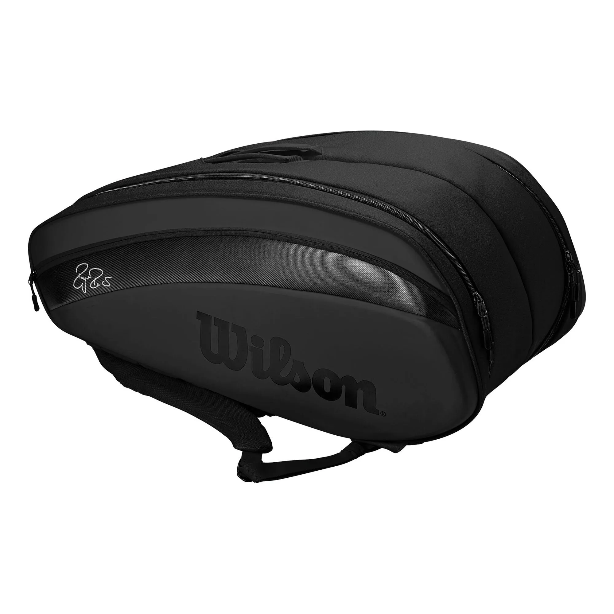 Wilson Federer DNA Borsa Per Racchetta Da 12 - Nero, Nero Opaco 1 Wilson Federer DNA Borsa Per Racchetta Da 12 - Nero, Nero Opaco