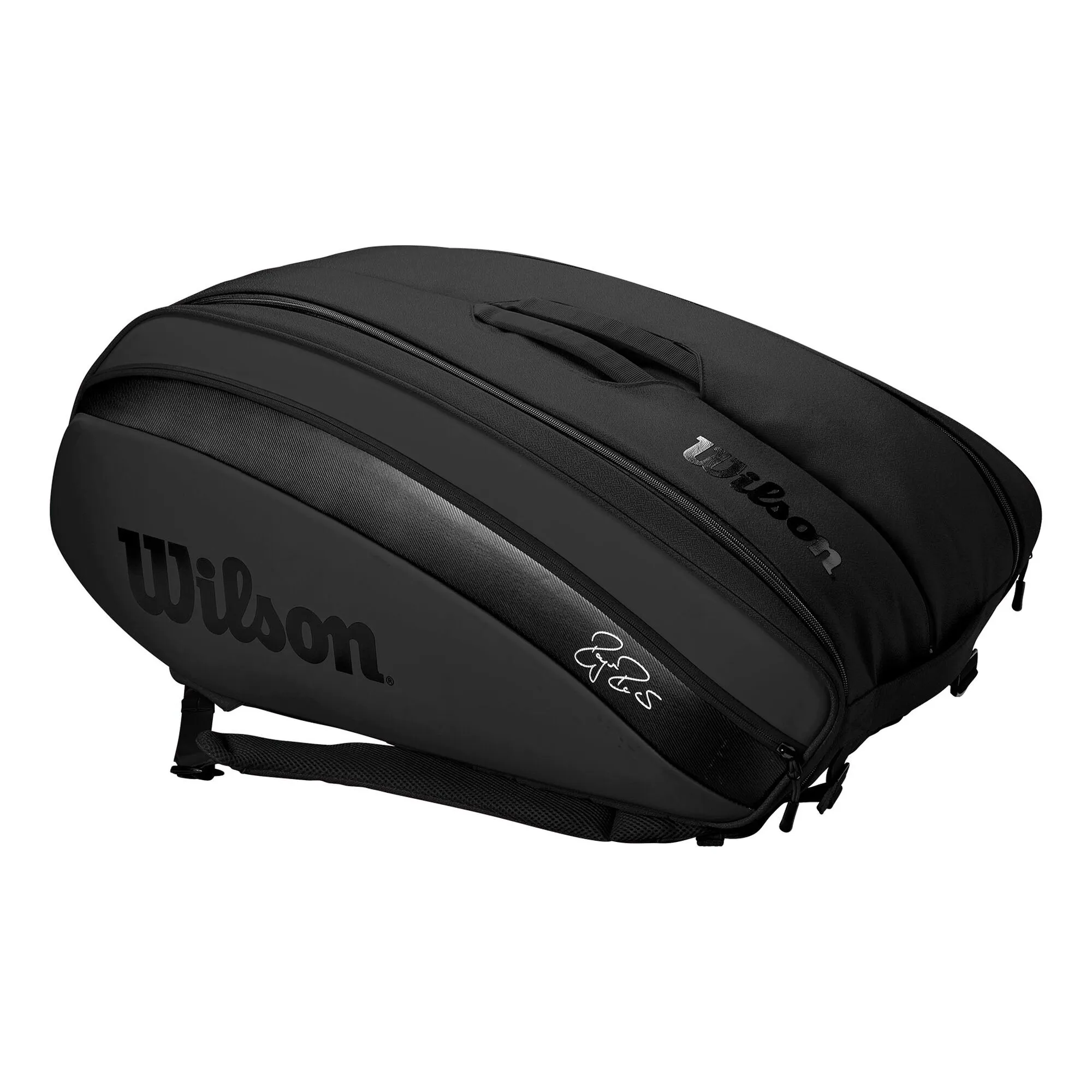 Wilson Federer DNA Borsa Per Racchetta Da 12 - Nero, Nero Opaco 2 Wilson Federer DNA Borsa Per Racchetta Da 12 - Nero, Nero Opaco - immagine 2