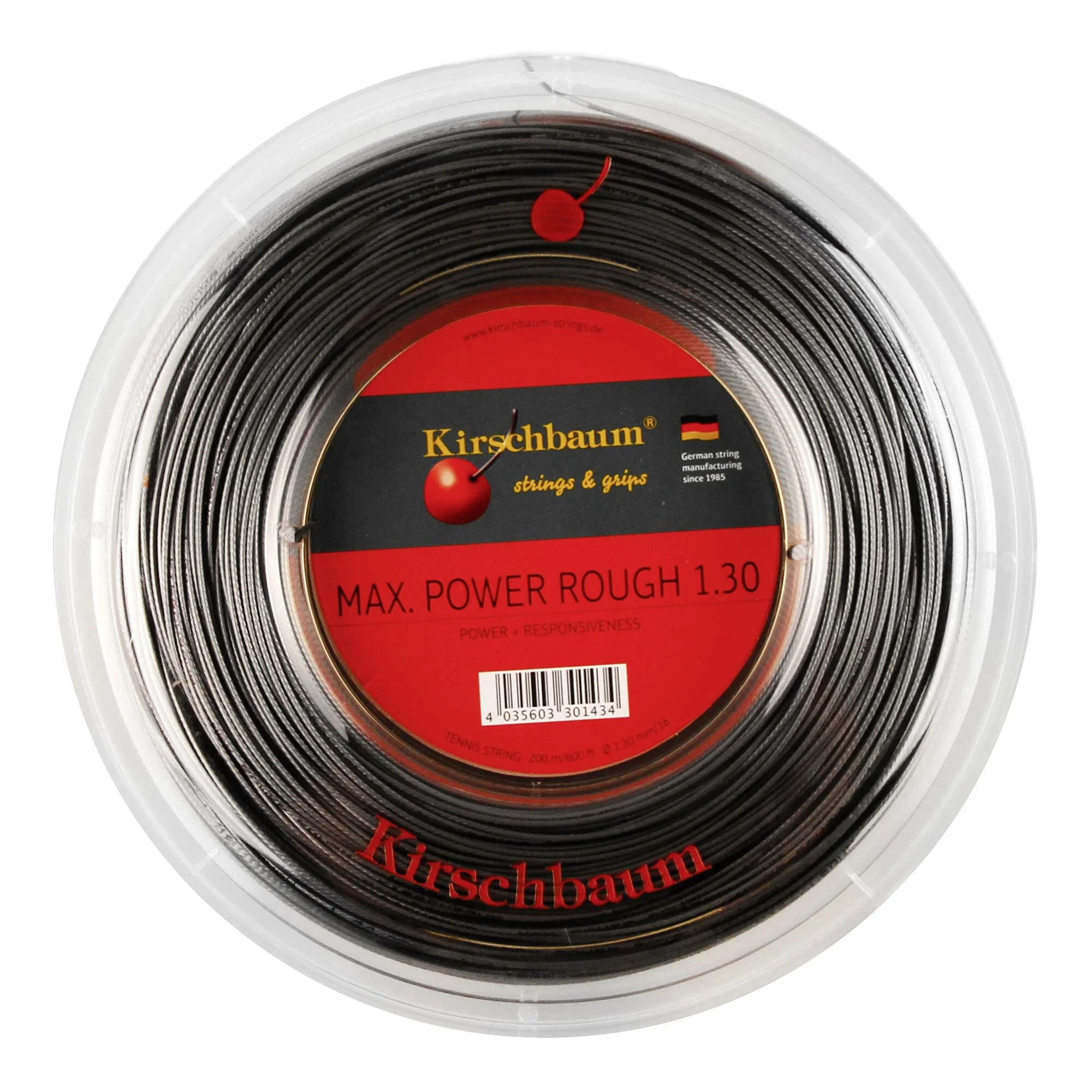 KIRSCHBAUM Max Power Rough Rotolo Di Corde 200m - Antracite 1 KIRSCHBAUM Max Power Rough Rotolo Di Corde 200m - Antracite