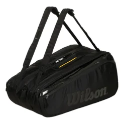 Wilson Super Tour Borsa Per Racchetta Da 15 - Nero -Negozio di articoli sportivi da tennis 0219800000 0 1