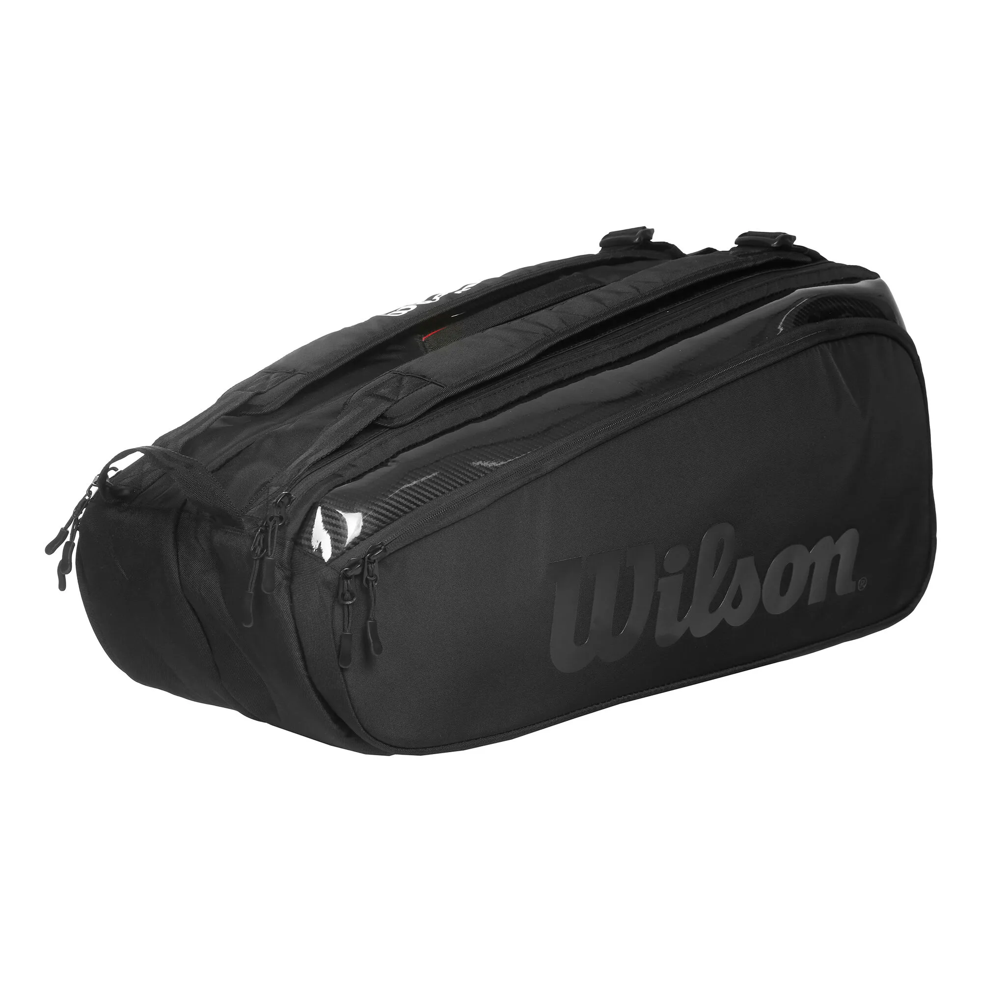 Wilson Super Tour Borsa Per Racchetta Da 9 - Nero 1 Wilson Super Tour Borsa Per Racchetta Da 9 - Nero