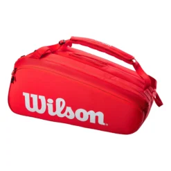 Wilson Super Tour Borsa Per Racchetta Da 15 - Rosso, Bianco -Negozio di articoli sportivi da tennis 0220500000 10