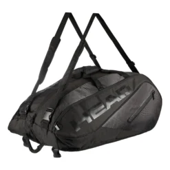 Head Tour Team 15R Megacombi Borsa Per Racchetta Edizione Speciale - Nero, Nero Brillante -Negozio di articoli sportivi da tennis 0224800000 0 1