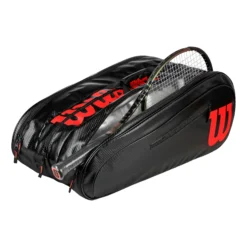 Wilson Elite Borsa Per Racchetta Da 15 Edizione Speciale - Nero, Rosso -Negozio di articoli sportivi da tennis 0226400000 10