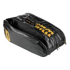 Wilson Elite Borsa Per Racchetta Da 15 Edizione Speciale - Nero, Oro -Negozio di articoli sportivi da tennis 0226500000 11