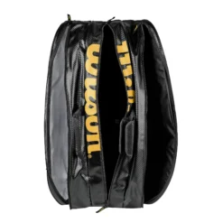 Wilson Elite Borsa Per Racchetta Da 15 Edizione Speciale - Nero, Oro -Negozio di articoli sportivi da tennis 0226500000 12