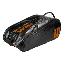 Wilson Elite Borsa Per Racchetta Da 15 Edizione Speciale - Nero, Beige -Negozio di articoli sportivi da tennis 0226600000 10
