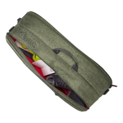 Wilson Team Borsa Per Racchetta Da 6 - Verde 10 Wilson Team Borsa Per Racchetta Da 6 - Verde -Negozio di articoli sportivi da tennis 0235600000 12