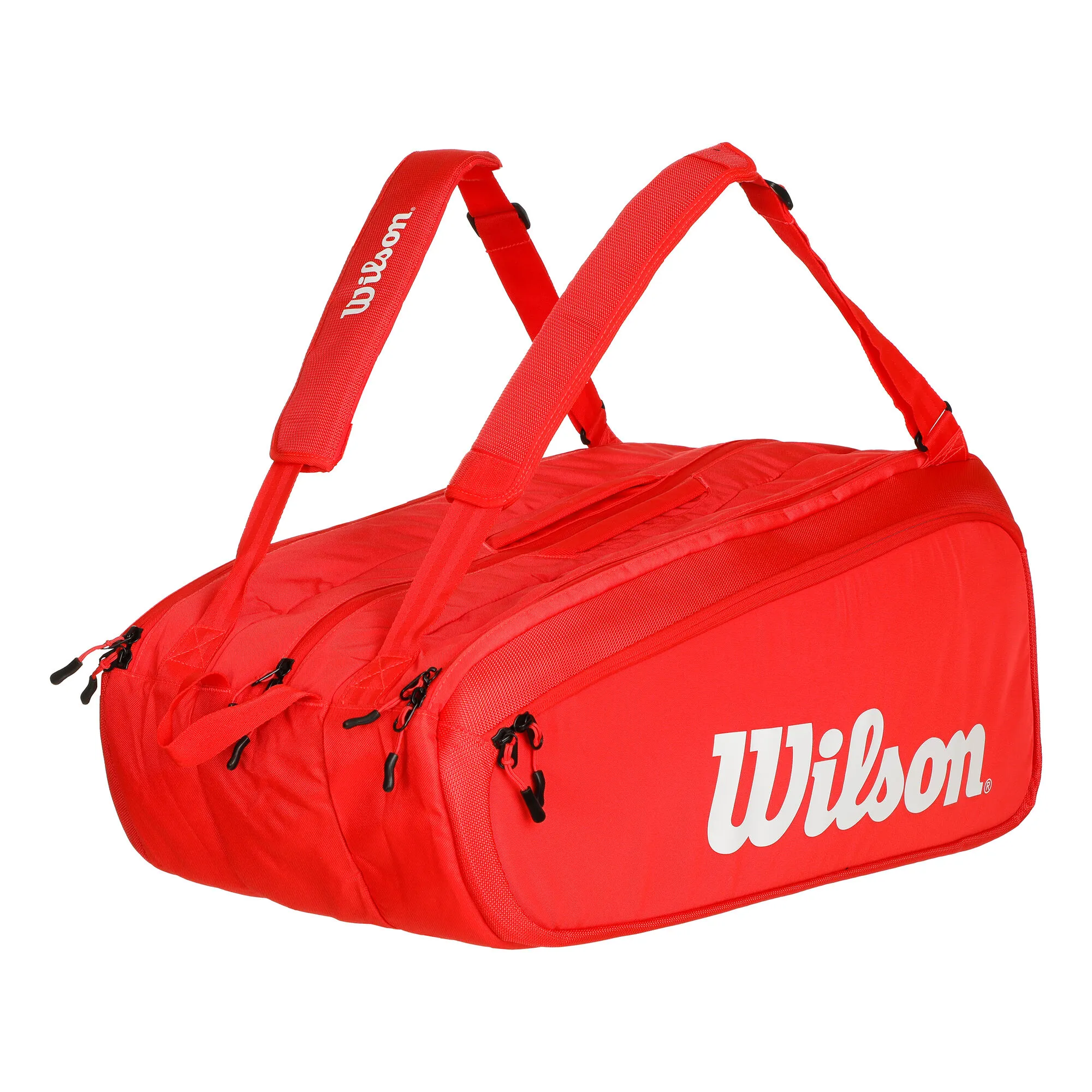 Wilson Super Tour Borsa Per Racchetta Da 15 - Rosso 11 Wilson Super Tour Borsa Per Racchetta Da 15 - Rosso - immagine 11