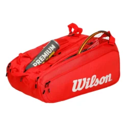 Wilson Super Tour Borsa Per Racchetta Da 15 - Rosso 15 Wilson Super Tour Borsa Per Racchetta Da 15 - Rosso -Negozio di articoli sportivi da tennis 0235900000 10