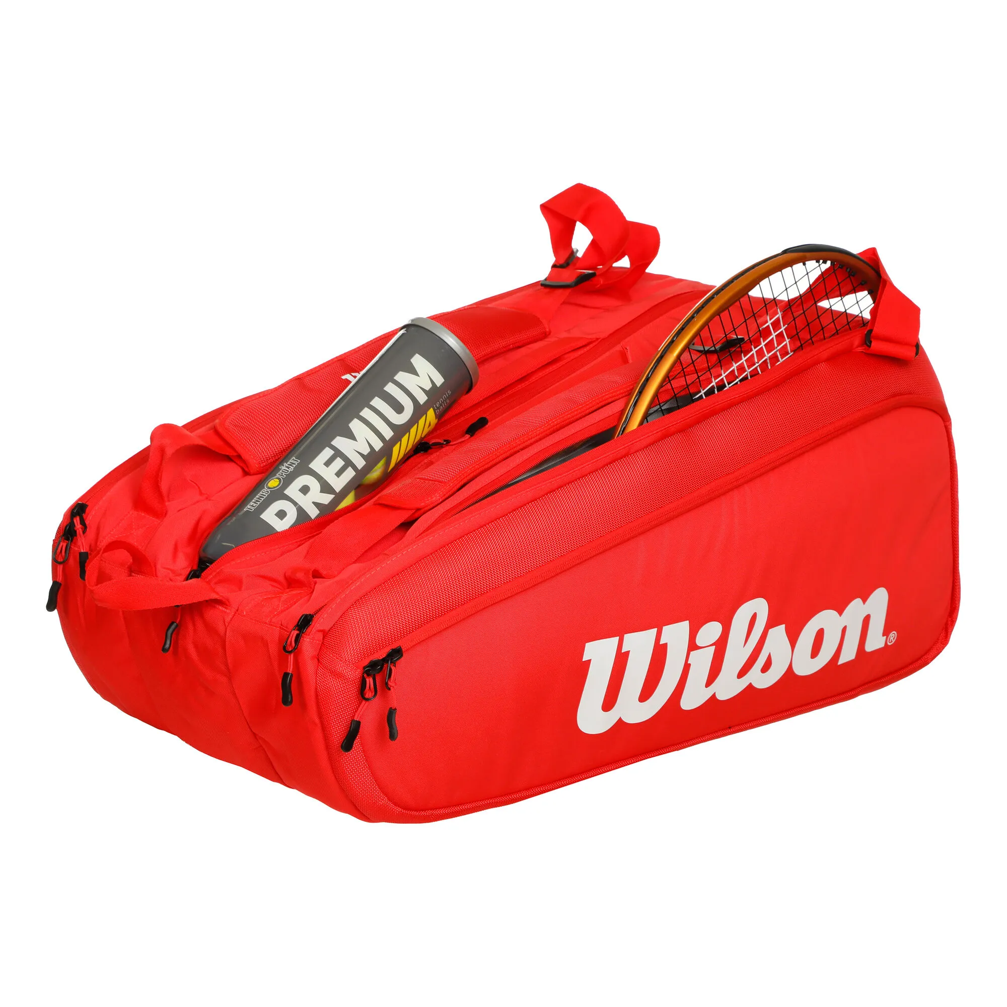 Wilson Super Tour Borsa Per Racchetta Da 15 - Rosso 4 Wilson Super Tour Borsa Per Racchetta Da 15 - Rosso - immagine 4
