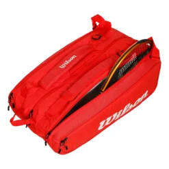 Wilson Super Tour Borsa Per Racchetta Da 15 - Rosso 16 Wilson Super Tour Borsa Per Racchetta Da 15 - Rosso -Negozio di articoli sportivi da tennis 0235900000 11