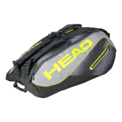 Head Tour Team 12R Monstercombi Borsa Per Racchetta Edizione Speciale - Grigio, Giallo